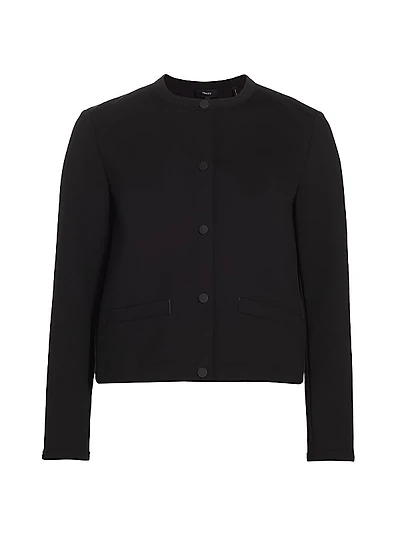 Neoprene Crop Jacket