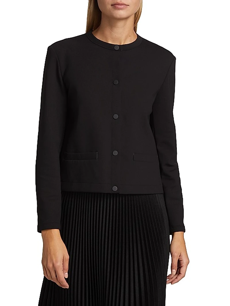 Neoprene Crop Jacket