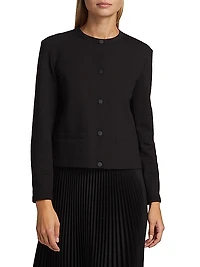 Neoprene Crop Jacket