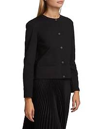Neoprene Crop Jacket