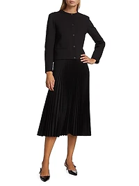 Neoprene Crop Jacket