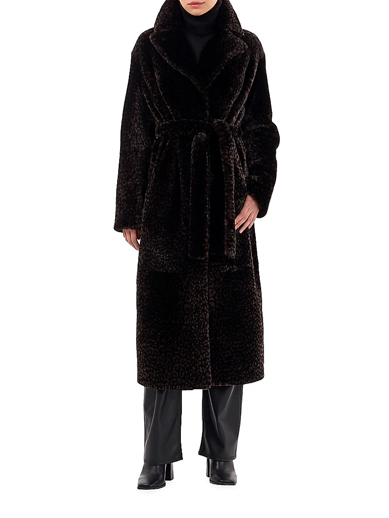 Reversible Shearling Lamb Coat