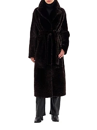 Reversible Shearling Lamb Coat