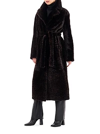 Reversible Shearling Lamb Coat