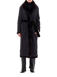 Reversible Shearling Lamb Coat