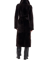 Reversible Shearling Lamb Coat