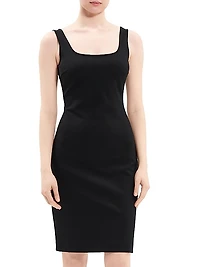 Scoop-Neck Minidress