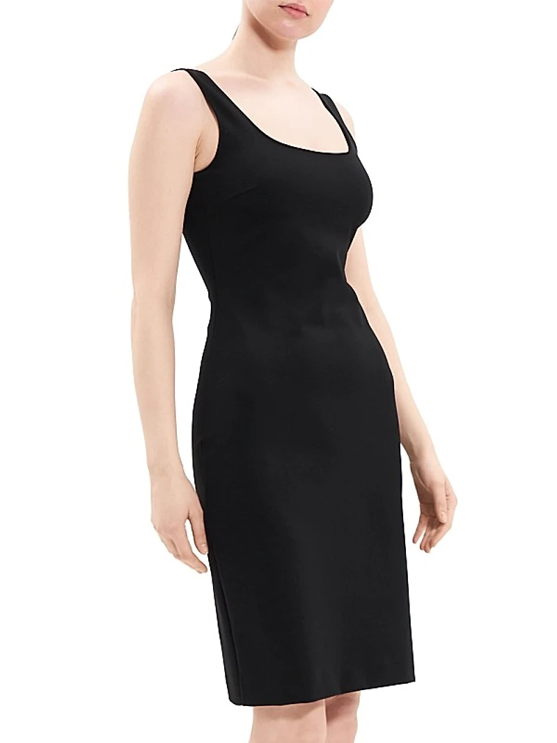 Scoop-Neck Minidress