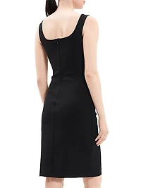 Scoop-Neck Minidress