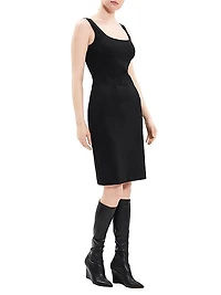 Scoop-Neck Minidress