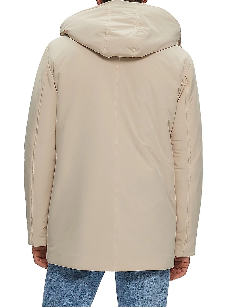 Shearling Lamb Lined Parka Jacket