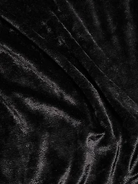 Velour Three-Quarter Sleeve Top