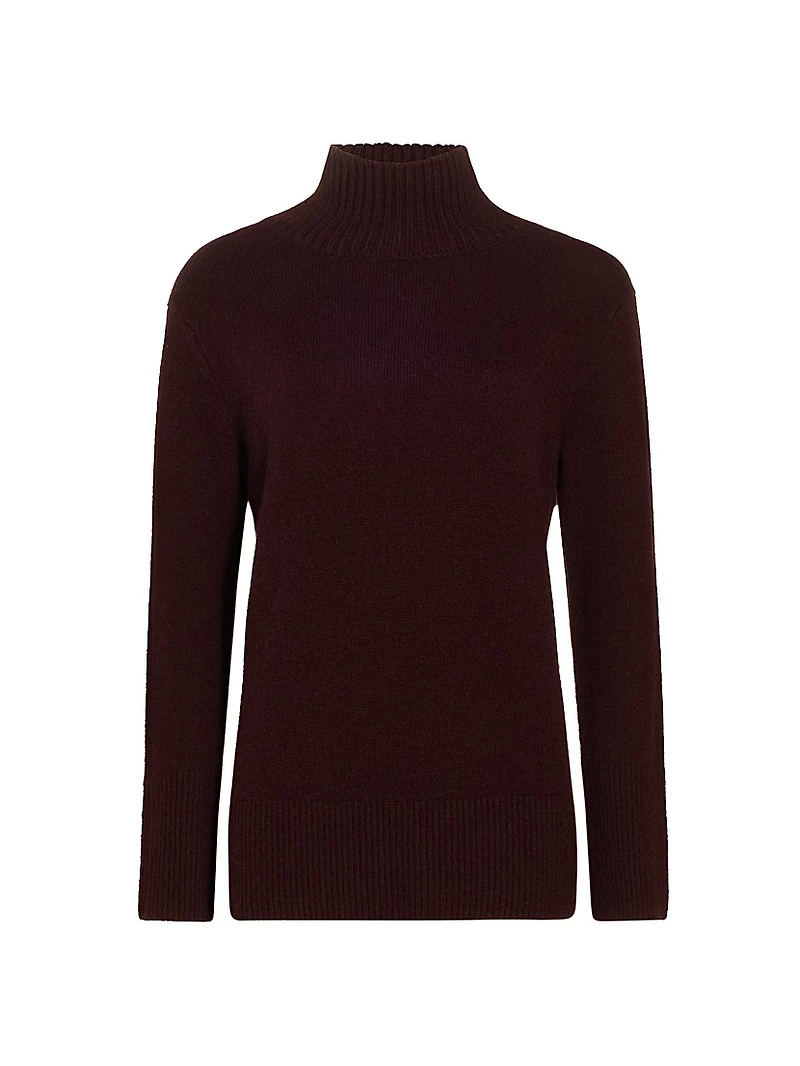 Wool & Cashmere Mock Turtleneck Sweater