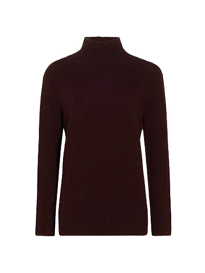 Wool & Cashmere Mock Turtleneck Sweater