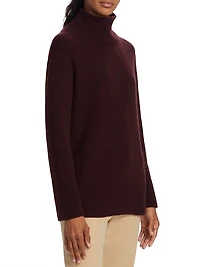 Wool & Cashmere Mock Turtleneck Sweater