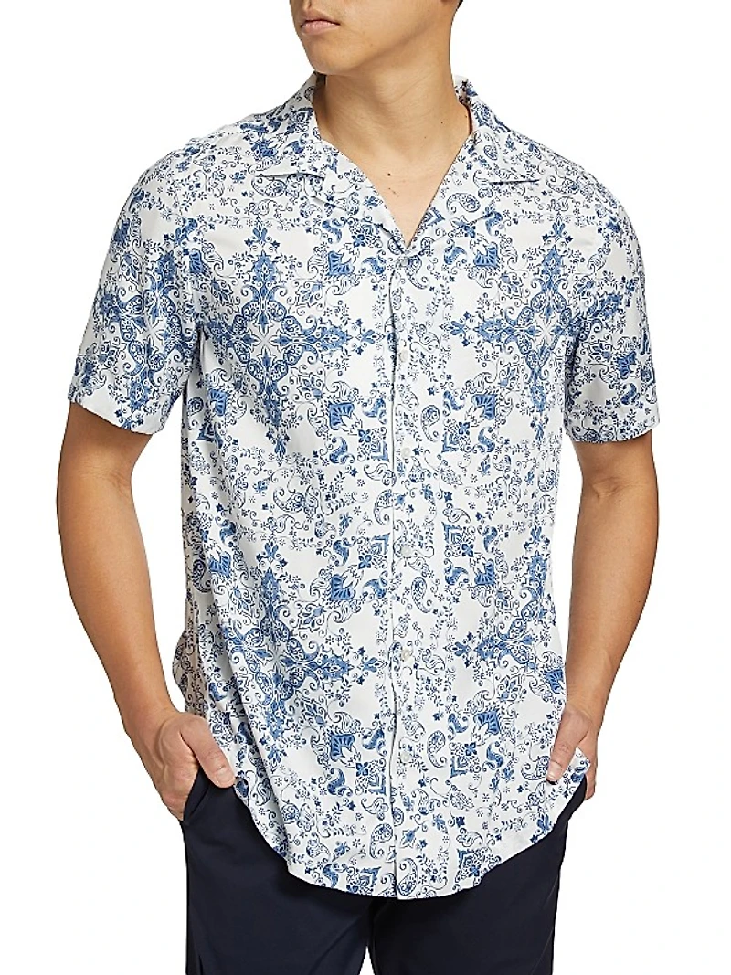 COLLECTION Medallion Tile Camp Shirt