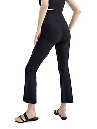 the Ultimate Maternity Over Bump Crop Flare Leggings