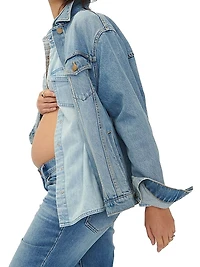 The Classic Maternity Jean Jacket
