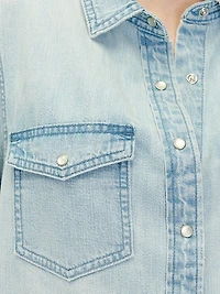 The Denim Maternity Nursing Friendly Shirt