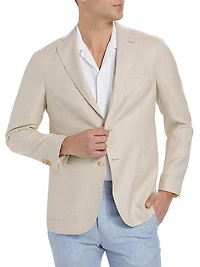 COLLECTION Houndstooth Wool-Blend Two-Button Sport Coat