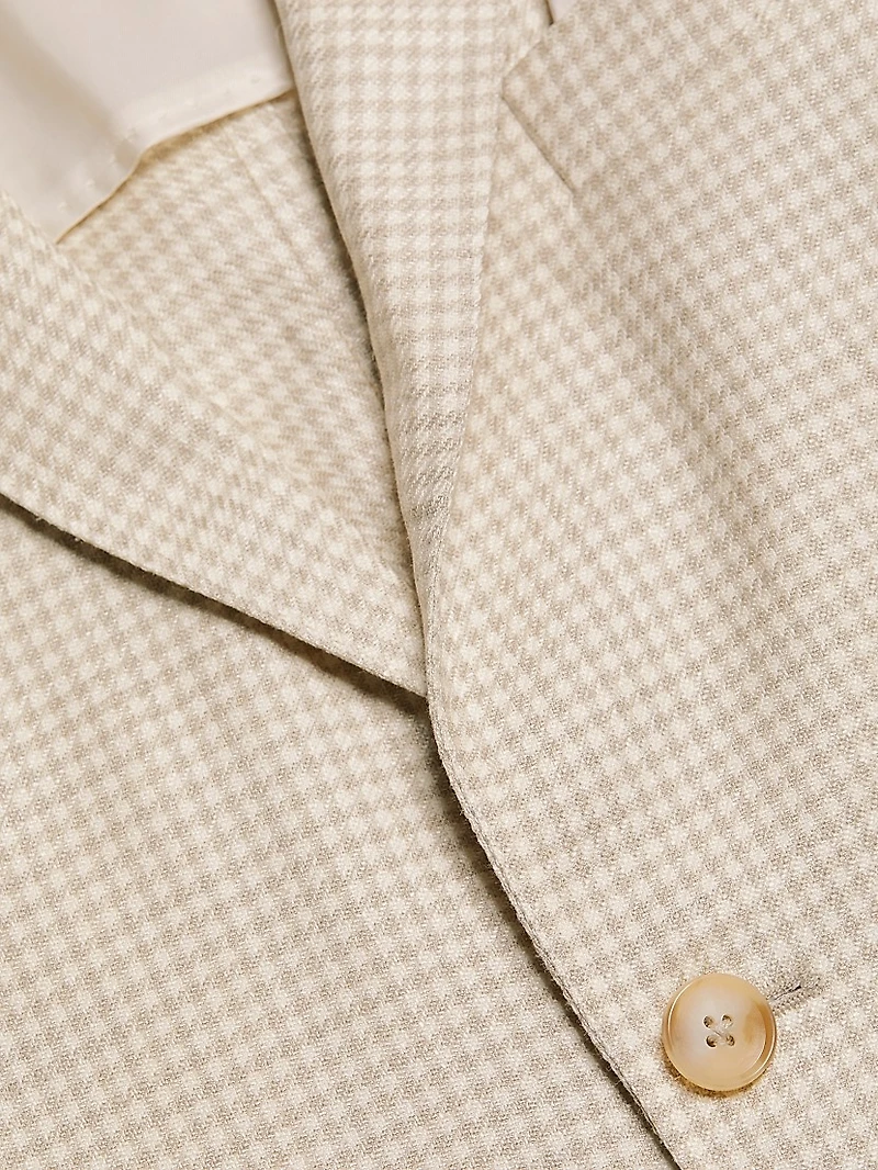 COLLECTION Houndstooth Wool-Blend Two-Button Sport Coat