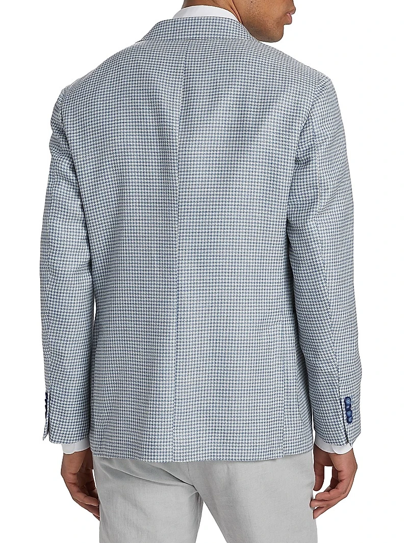 COLLECTION Houndstooth Wool-Blend Two-Button Sport Coat