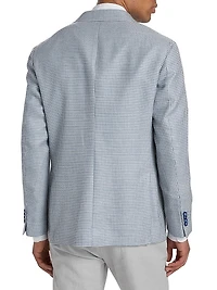 COLLECTION Houndstooth Wool-Blend Two-Button Sport Coat