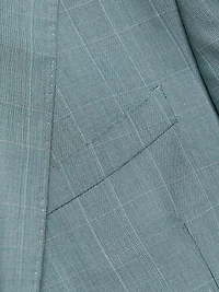 COLLECTION Plaid Wool Single-Breasted Suit