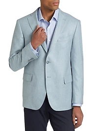 COLLECTION Speckled Silk & Wool-Blend Two-Button Sport Coat