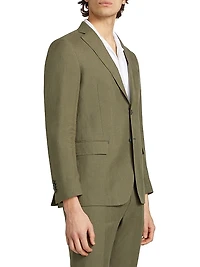COLLECTION Linen Two-Button Sport Coat