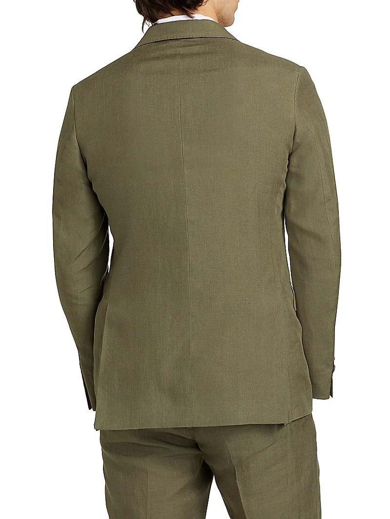 COLLECTION Linen Two-Button Sport Coat