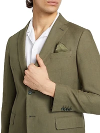 COLLECTION Linen Two-Button Sport Coat