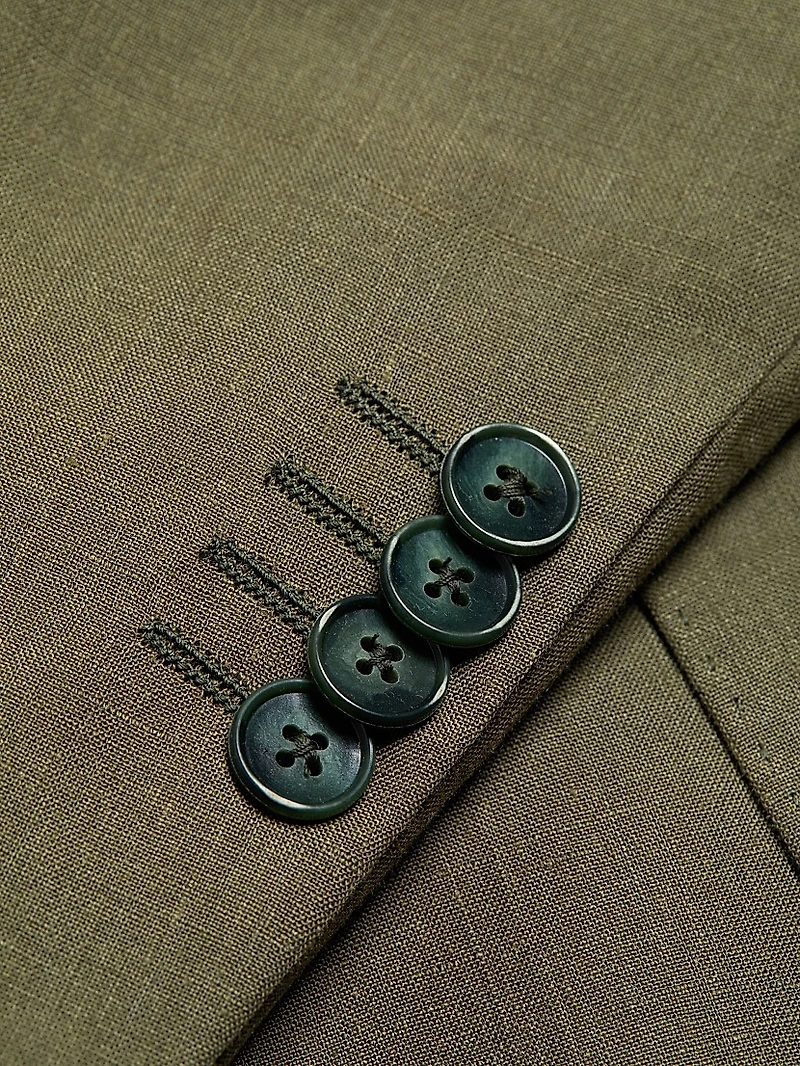 COLLECTION Linen Two-Button Sport Coat