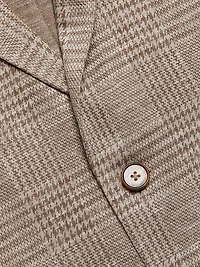 COLLECTION Plaid Wool & Silk-Blend Two-Button Sport Coat