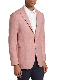 COLLECTION Speckled Cotton-Blend Two-Button Sport Coat