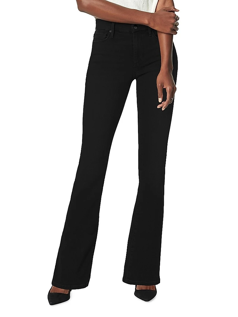 Petite Provocateur HIgh-Rise Stretch Bootcut Jeans