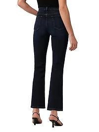 The Callie Mid-Rise Stretch Cropped Flare Jeans