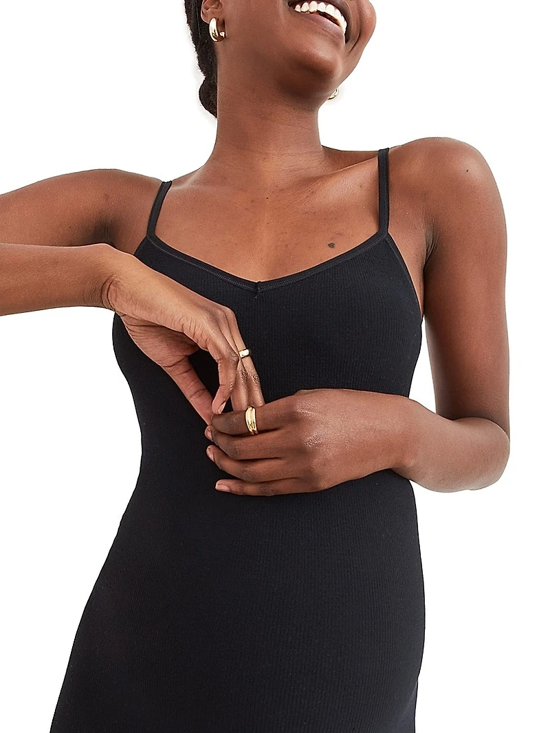 The Body Rib Maternity Unitard Jumpsuit