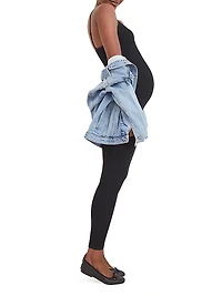 The Body Rib Maternity Unitard Jumpsuit