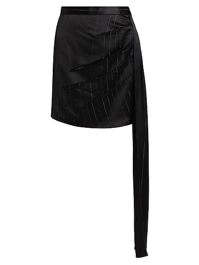 Viola Satin Miniskirt