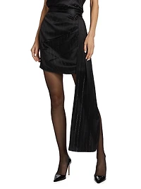 Viola Satin Miniskirt