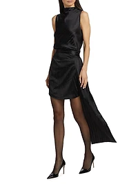 Viola Satin Miniskirt