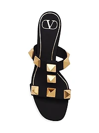 Roman Stud Leather Mules