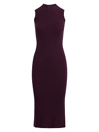 Wool-Blend Sweater Midi-Dress