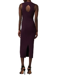 Wool-Blend Sweater Midi-Dress