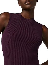 Wool-Blend Sweater Midi-Dress