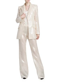 Sleeveless Satin Blouse
