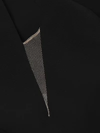 Asymmetric Twill Minidress