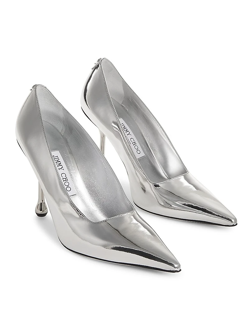 Ixia 95MM Metallic Leather Pumps