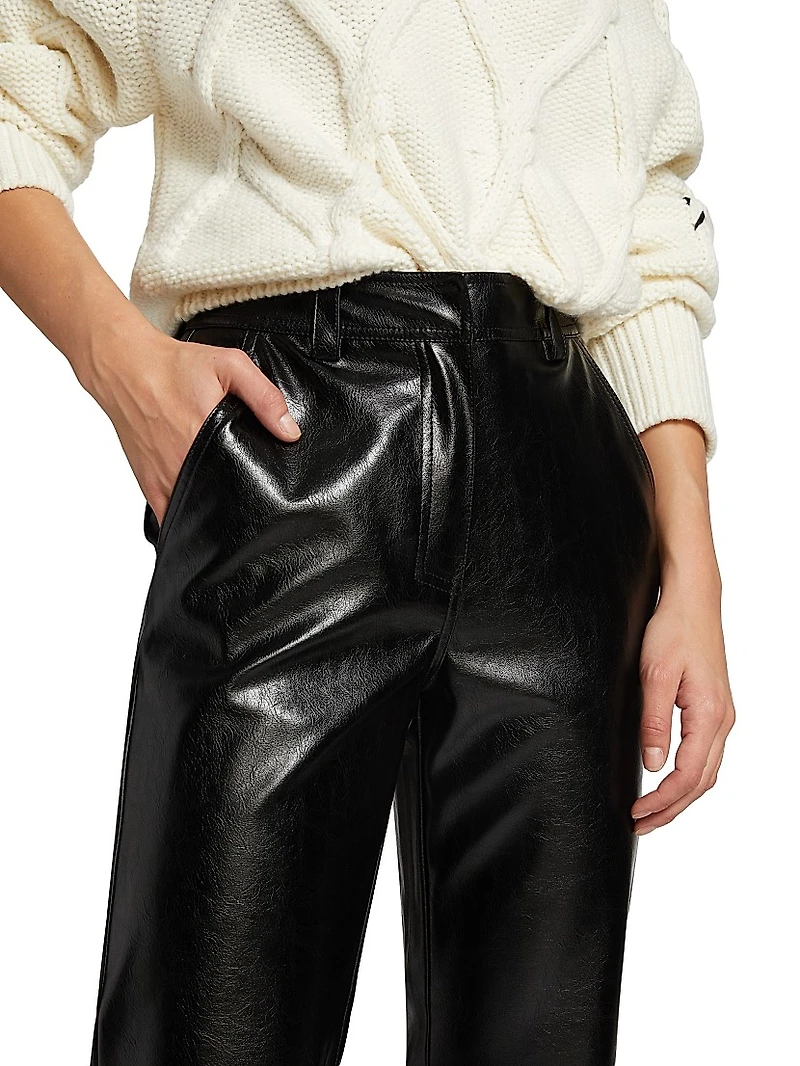 Melbrooke Faux Leather Trousers